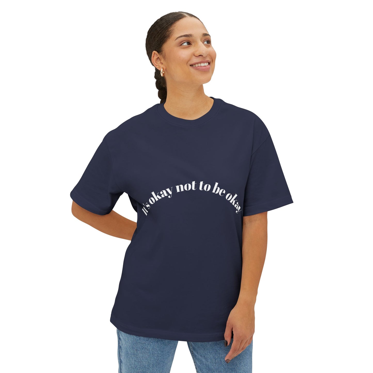Comfortable Oversized Tee, Casual T-Shirt, Feel Good Fashion, Unisex Clothing, Self-Care Gift, Everyday Wear, Relaxed Style