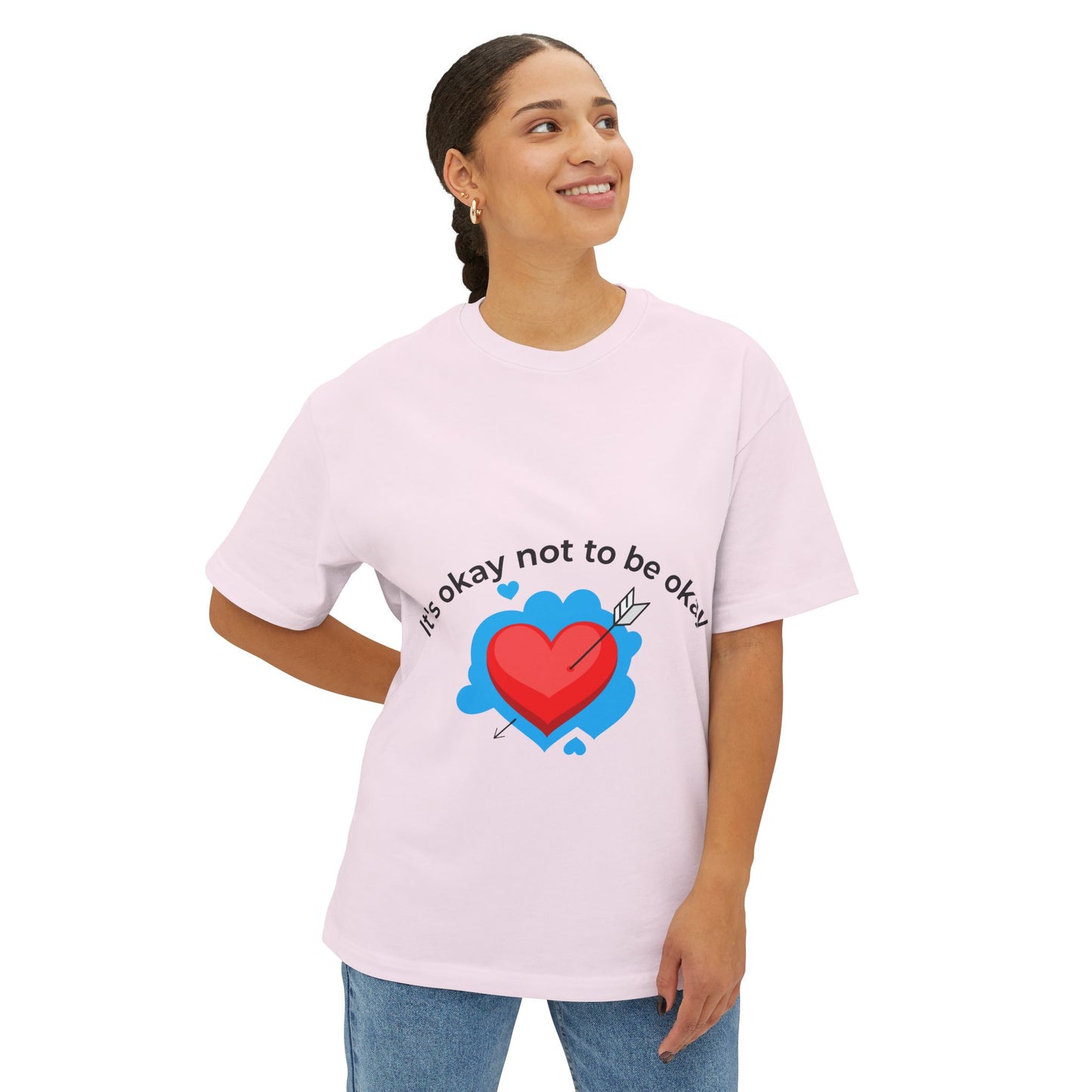 Comfortable Oversized Tee, Casual T-Shirt, Feel Good Fashion, Unisex Clothing, Self-Care Gift, Everyday Wear, Relaxed Style