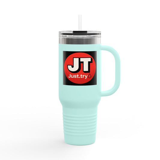 Insulated Travel Mug with Motivational Designs, Perfect for Travel & Daily Commute, 40oz Doodled Travel Mug, Gifts for Coffee Lovers, [...]