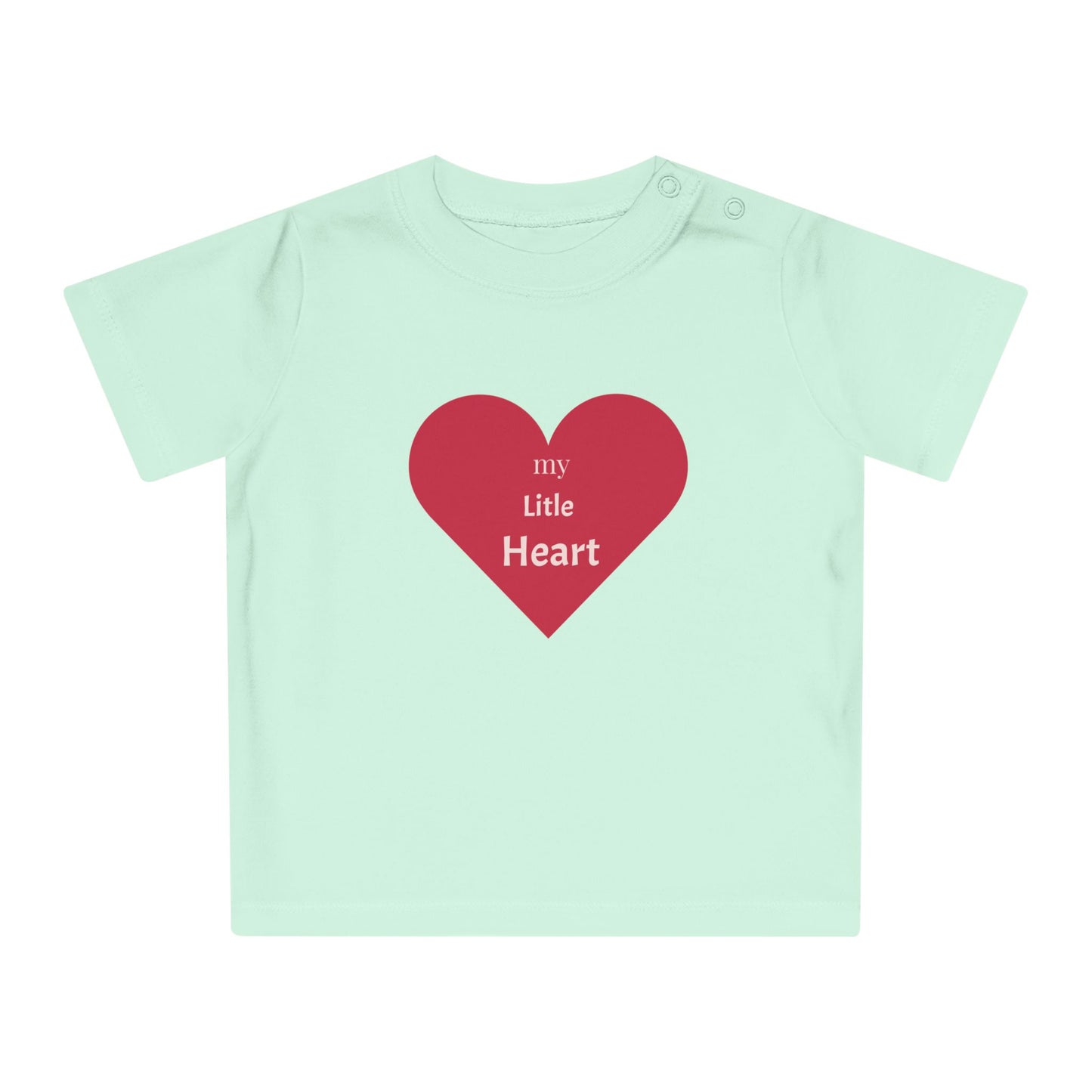 My Little Heart Baby T-Shirt, Cute Baby Shirt, Infant Outfit, Baby Gift, Newborn Clothing, Valentine's Day, Birthday