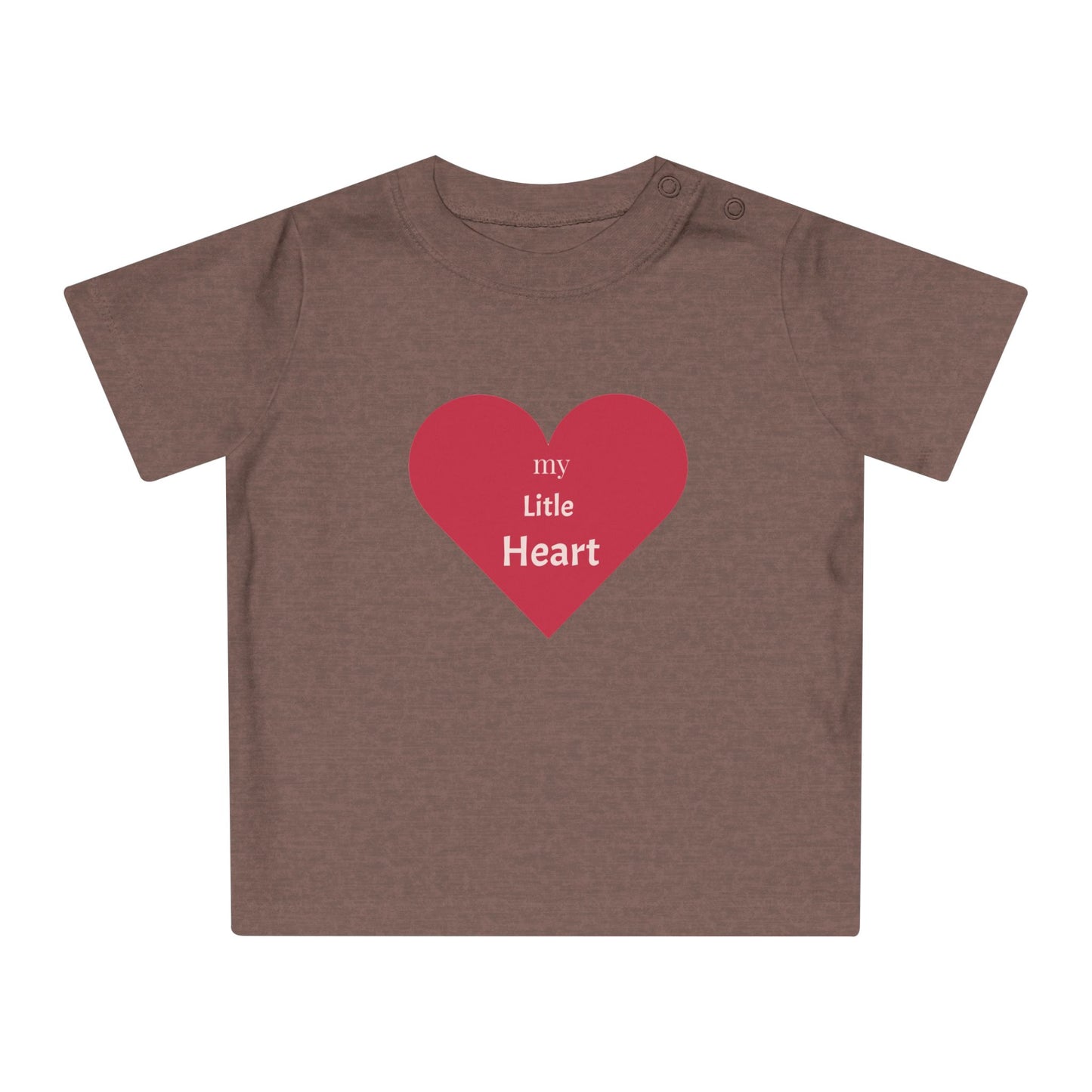 My Little Heart Baby T-Shirt, Cute Baby Shirt, Infant Outfit, Baby Gift, Newborn Clothing, Valentine's Day, Birthday