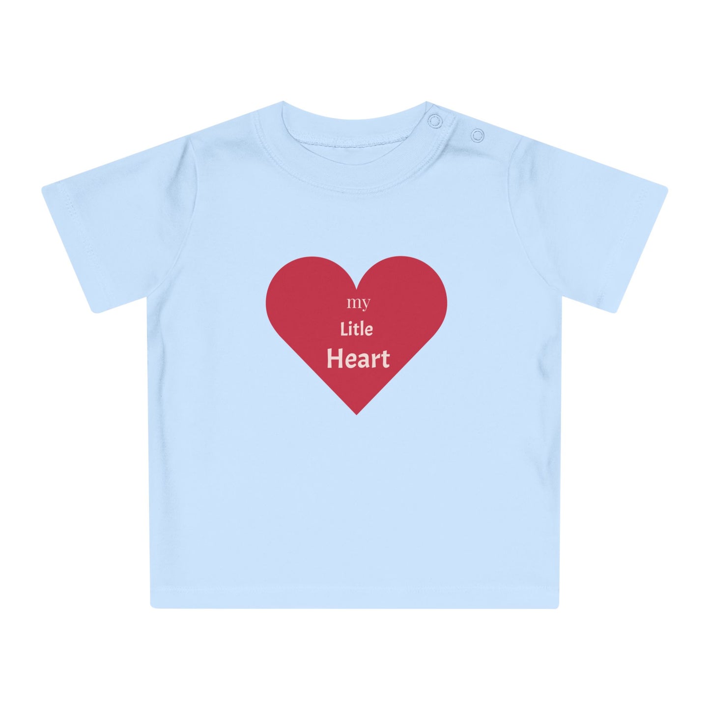 My Little Heart Baby T-Shirt, Cute Baby Shirt, Infant Outfit, Baby Gift, Newborn Clothing, Valentine's Day, Birthday